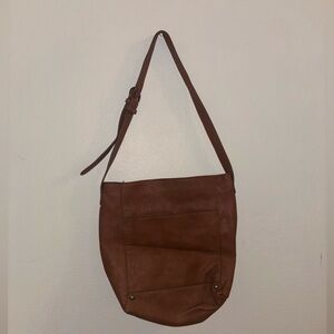 Brown/Burnt Orange Shoulder Bag
